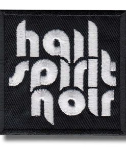Hail spirit noir | Embroidered Patch Badge Applique Iron on | Trendy | DIY | Decorative | Collectible
