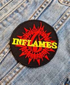 In Flames | Swedish Melodic Death Metal Band | The Jester Race | Embroidered Patch Badge Applique Iron on | Trendy | DIY | Decorative | Collectible