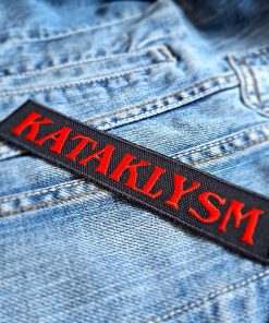 Kataklysm | Canadian Death Metal Band | Prevail | Extreme Metal | Embroidered Patch Badge Applique Iron on | Trendy | DIY | Decorative | Collectible
