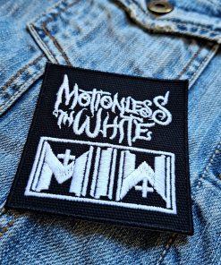 Motionless In White | Grunge Metal | Metalcore | Embroidered Patch Badge Applique Iron on | Trendy | DIY | Decorative | Collectible