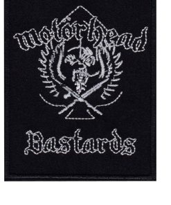 Motorhead Bastards | Embroidered Patch Badge Applique Iron on | Trendy | DIY | Decorative | Collectible