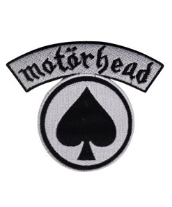 Motorhead | Ace of spades | Embroidered Patch Badge Applique Iron on | Trendy | DIY | Decorative | Collectible