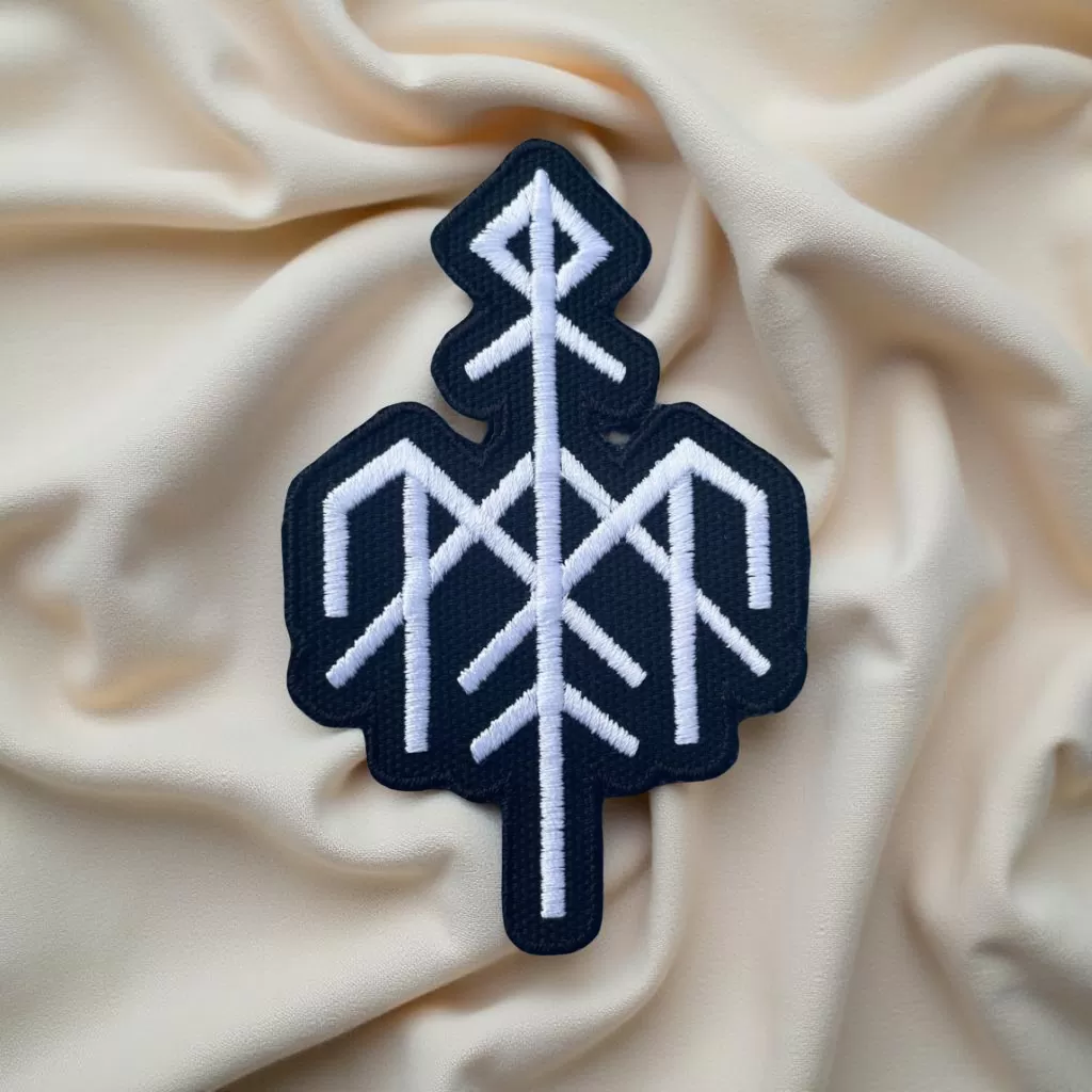 Wardruna Rune Logo Patch – Iron-On - Image 2