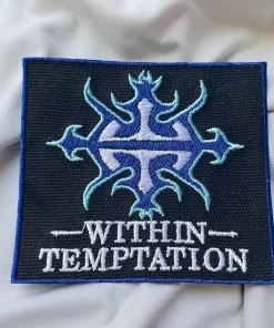 Within Temptation | Dutch Symphonic Metal Band | Sharon den Adel | Robert Westerholt | Embroidered Patch Badge Applique Iron on | Trendy | DIY | Decorative | Collectible - Image 2