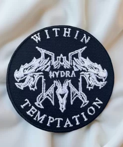 Within Temptation | Dutch Symphonic Metal Band | Sharon den Adel | Robert Westerholt | Embroidered Patch Badge Applique Iron on | Trendy | DIY | Decorative | Collectible - Image 2
