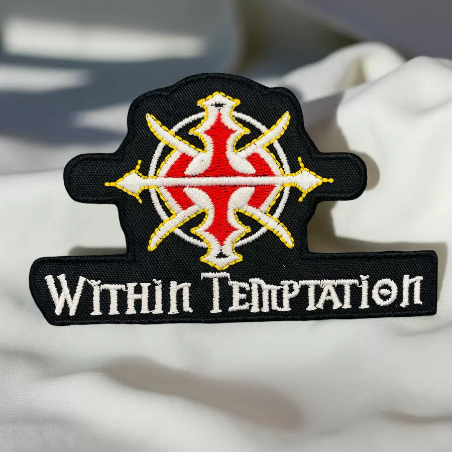 Within Temptation | Dutch Symphonic Metal Band | Sharon den Adel | Robert Westerholt | Embroidered Patch Badge Applique Iron on | Trendy | DIY | Decorative | Collectible - Image 2