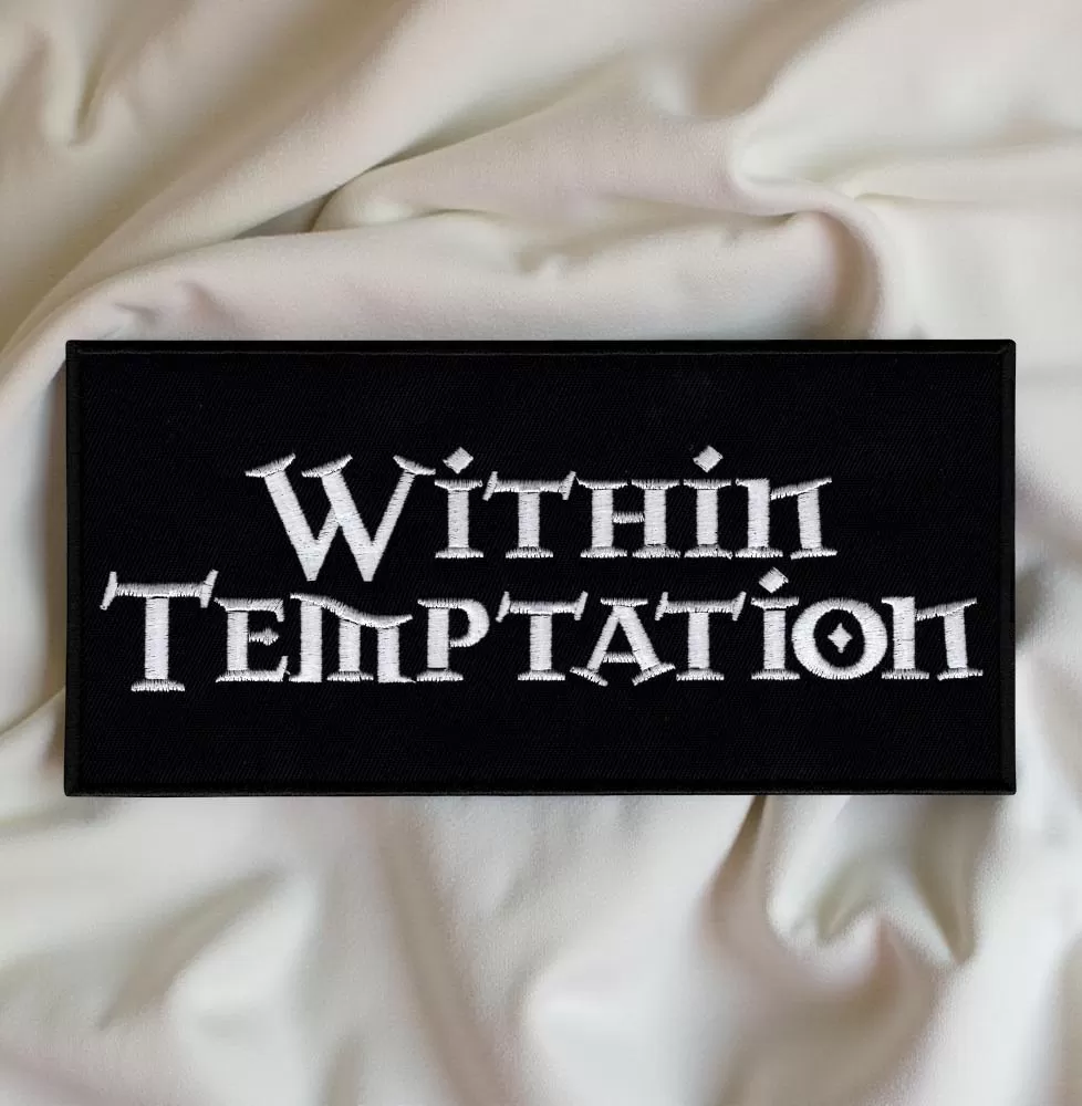 Within Temptation | Dutch Symphonic Metal Band | Sharon den Adel | Robert Westerholt | Embroidered Patch Badge Applique Iron on | Trendy | DIY | Decorative | Collectible - Image 2
