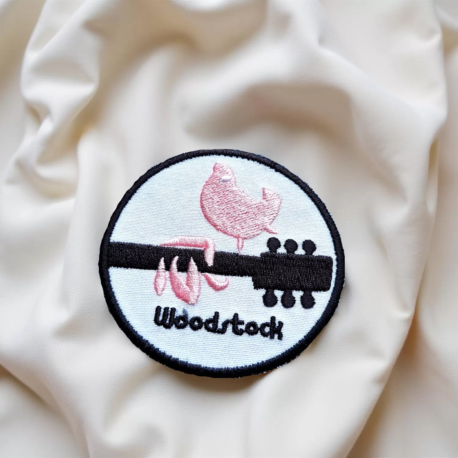 Woodstock | Music and Art Fair | Embroidered Patch Badge Applique Iron on | Trendy | DIY | Decorative | Collectible - Image 2
