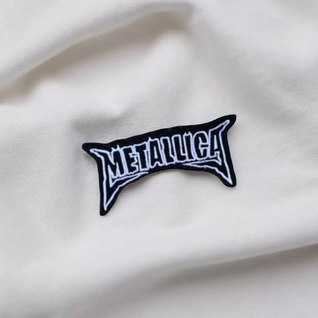 Metallica Logo Claw Font Embroidered Patch Iron-On - Image 2