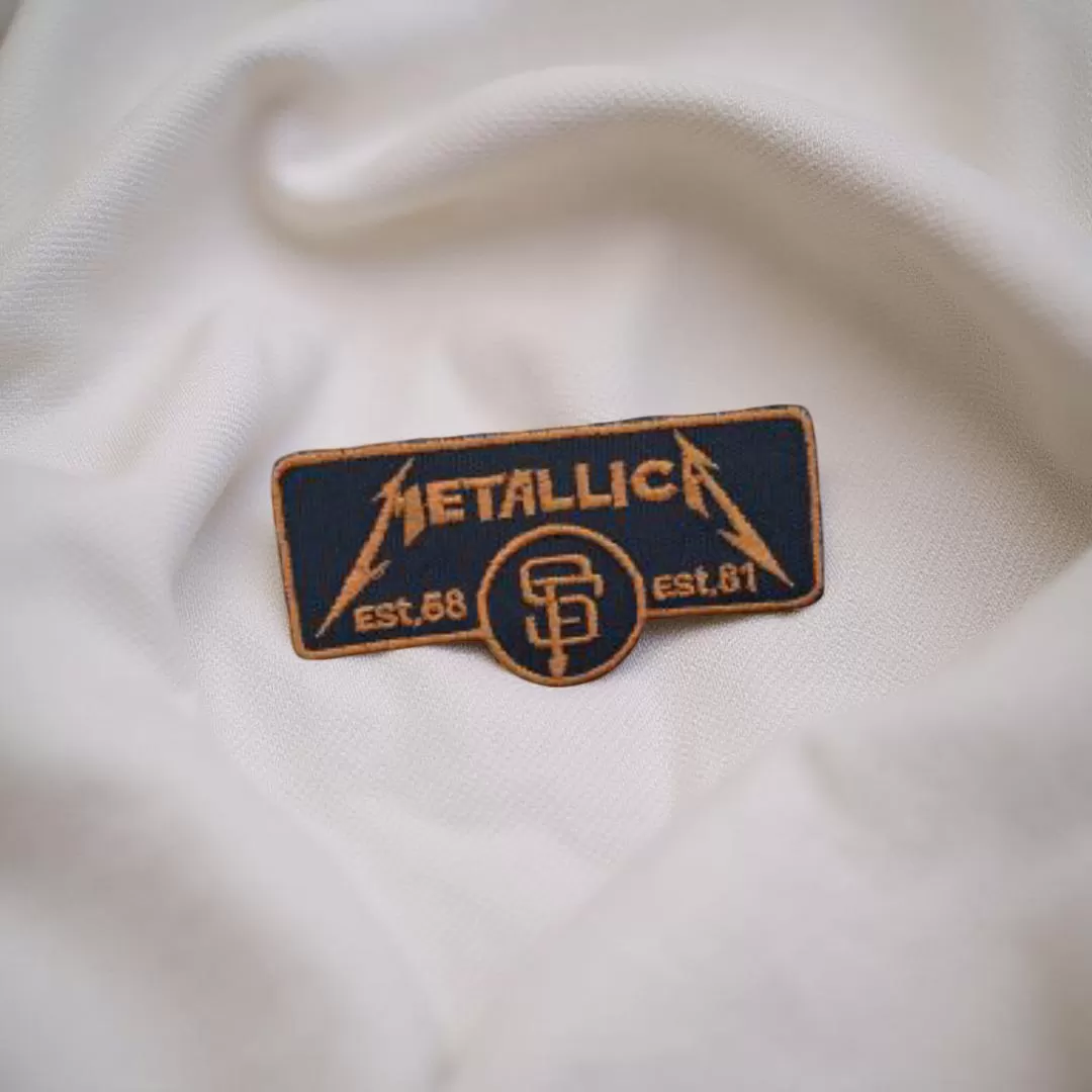 Metallica x San Francisco Giants Est. ’81 Patch Iron-On - Image 2