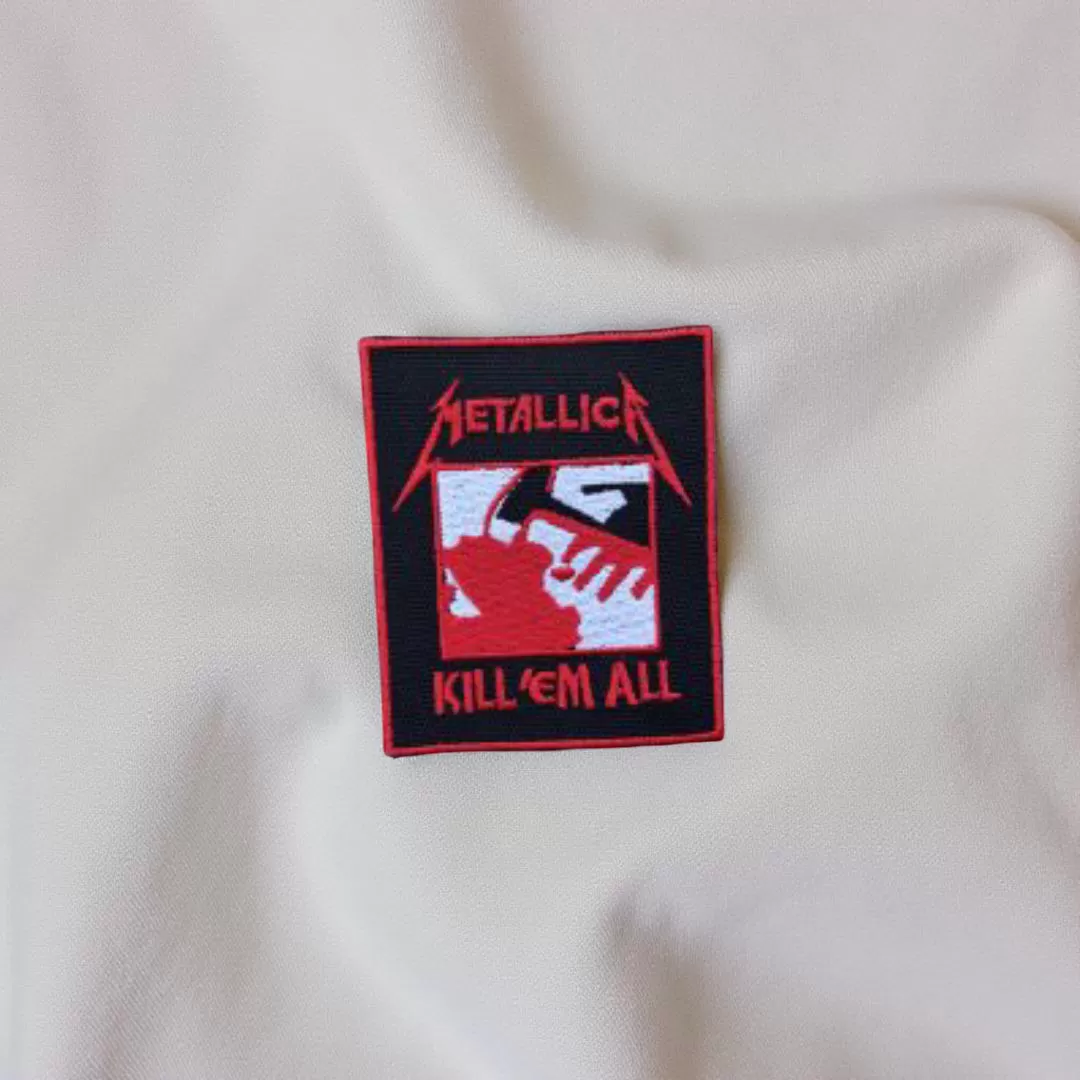 Metallica Kill 'Em All Album Cover Patch Iron-On - Image 2