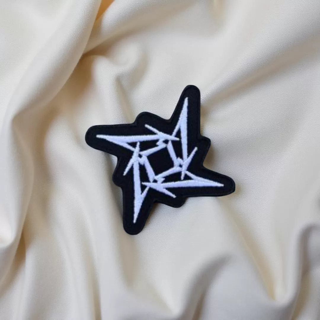 Metallica Ninja Star Logo Patch Iron-On - Image 2
