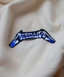 Metallica Blue Lightning Logo Patch Iron-On - Image 2