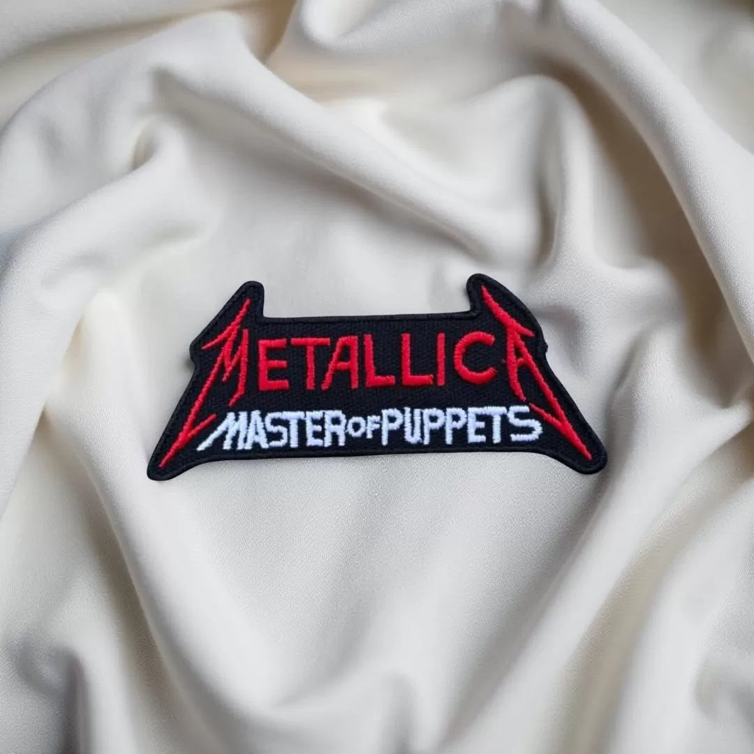 Metallica Master of Puppets Logo Patch Iron-On - Image 2