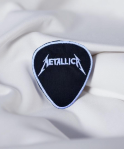 Metallica Guitar Pick Logo Patch – Iron-On - Image 2