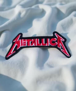 Metallica Red Lightning Logo Patch Iron-On - Image 2