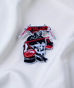 Metallica Boxing Skull Embroidered Patch Iron-On - Image 2
