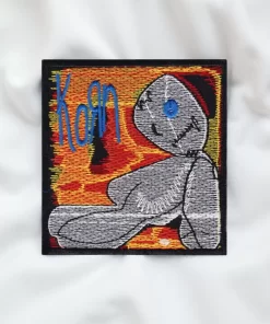 Alternative view of Korn Voodoo Doll Album Art Patch – Iron-On