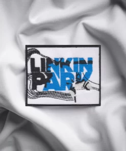 Linkin Park Abstract Blue Logo Patch – Iron-On - Image 2
