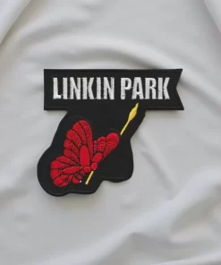 Linkin Park Red Butterfly Soldier Patch – Iron-On - Image 2