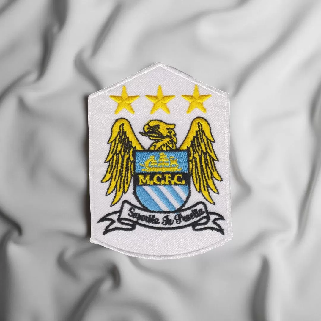 Manchester City FC Classic Eagle Crest Patch – Iron-On - Image 2