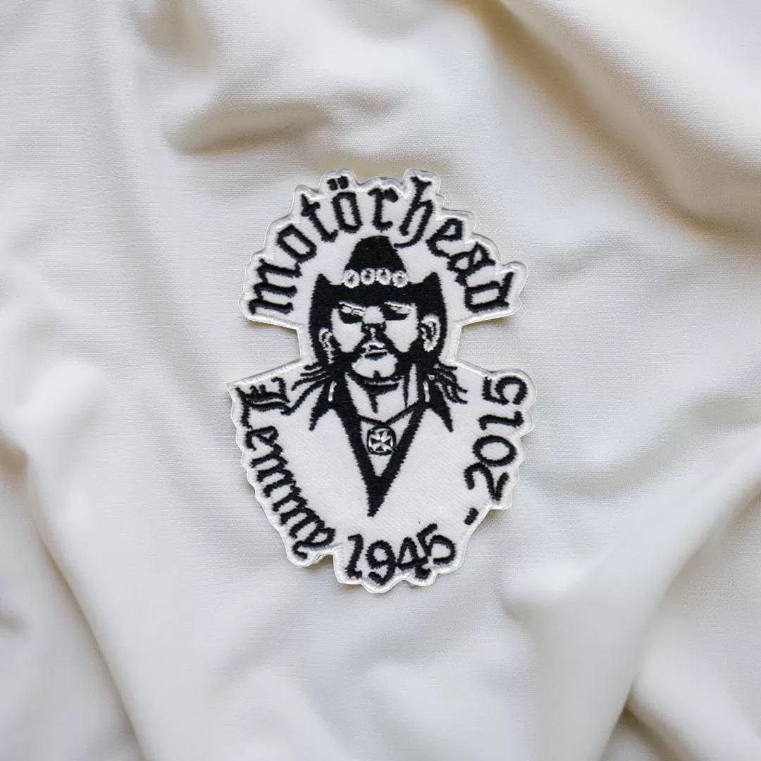 Motörhead Lemmy Tribute Patch (1945–2015) – Iron-On - Image 2