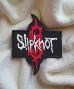 Slipknot Tribal Logo Cross Patch Iron-On - Image 2