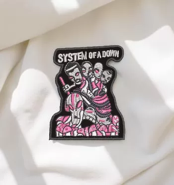 System of a Down Band Members Patch Iron-On - Image 2