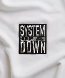 Alternative view of System of a Down Bold Block Logo Patch Iron-On