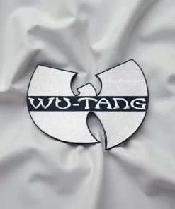Wu-Tang Clan White & Black Classic Logo Patch – Iron-On Embroidered Badge - Image 2