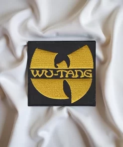 Wu-Tang Clan Classic Gold Logo Square Patch – Iron-On Embroidered Badge - Image 2