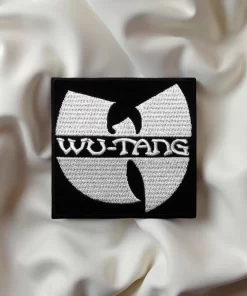 Wu-Tang Clan White Logo Patch – Iron-On - Image 2