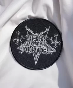 Dark Funeral Pentagram Logo Patch Iron-On - Image 2