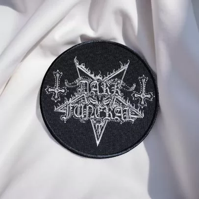 Dark Funeral Pentagram Logo Patch Iron-On - Image 2