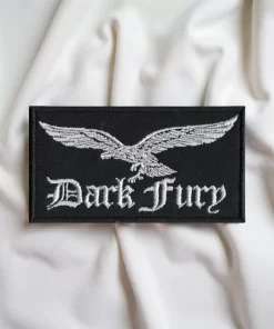 Dark Fury Eagle Logo Patch Iron-On - Image 2