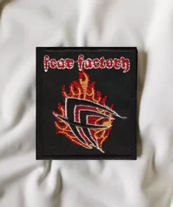Fear Factory Flaming Logo Patch Iron-On - Image 2