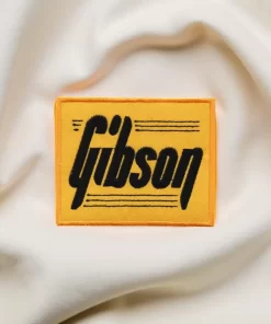 Gibson Yellow Logo Patch – Iron-On - Image 2