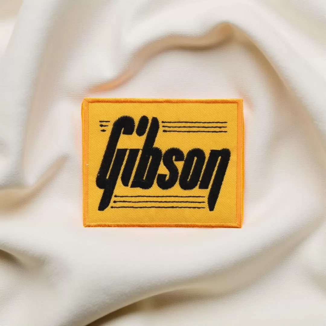 Gibson Yellow Logo Patch – Iron-On - Image 2