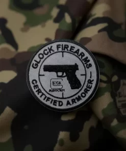 Alternative view of Glock Firearms Certified Armorer Patch – Iron-On