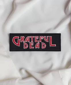 Grateful Dead Classic Logo Rectangle Patch – Iron-On - Image 2