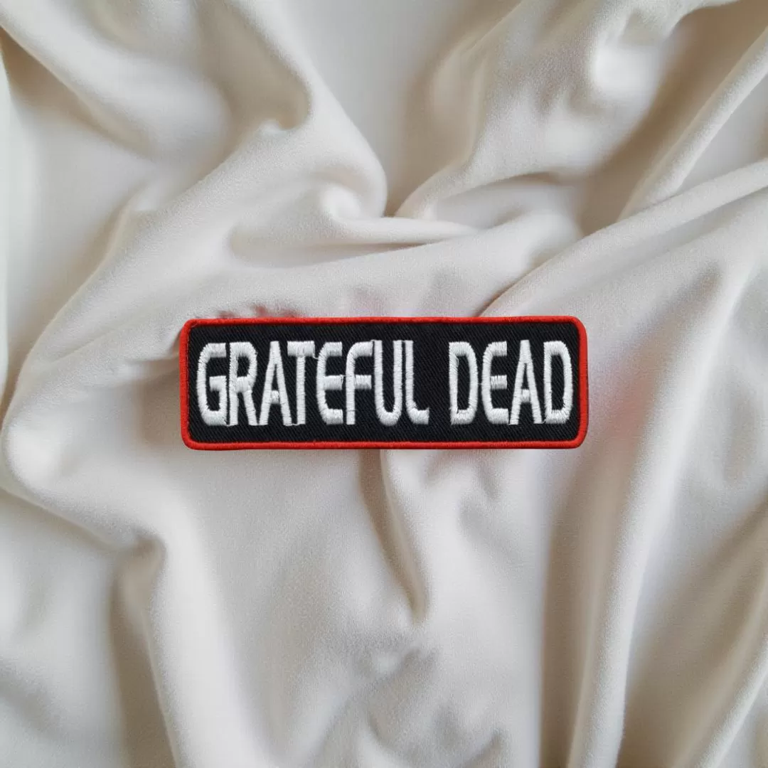Grateful Dead Bold Logo Patch – Iron-On - Image 2