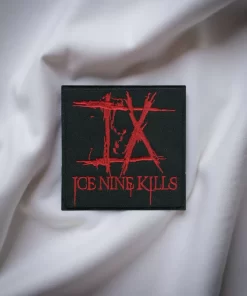 Ice Nine Kills IX Blood Drip Logo Patch Iron-On
