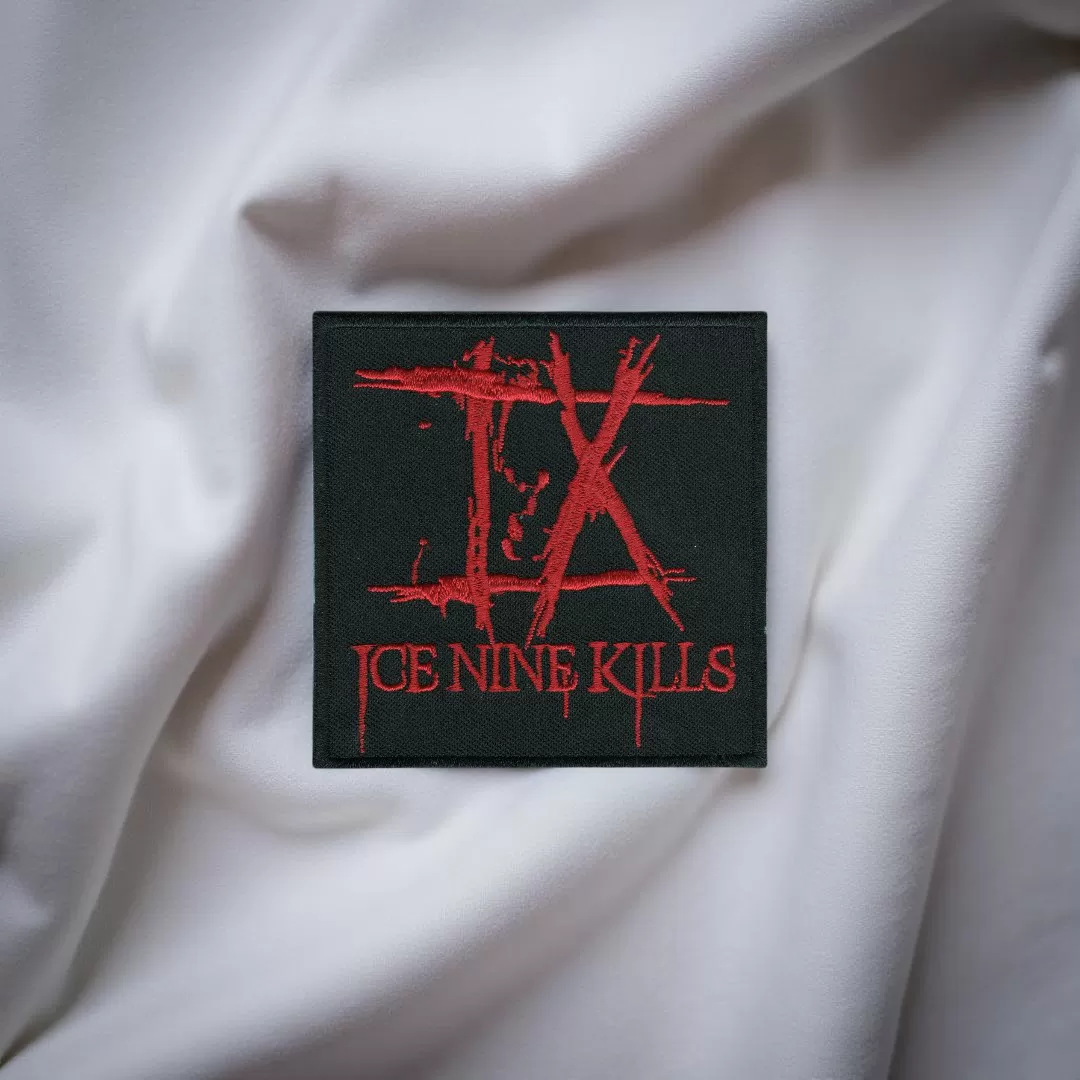 Ice Nine Kills IX Blood Drip Logo Patch Iron-On