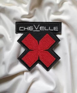 Chevelle Red Flower Symbol Patch – Iron-On