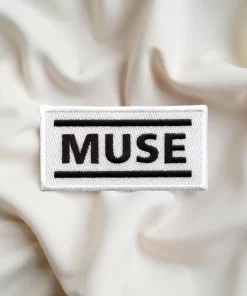 Muse Classic Logo Patch Iron-On (White Background) - Image 2