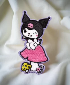 Cute Kuromi-Inspired Girl Patch Iron-On