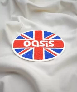 Oasis Union Jack Logo Patch Iron-On