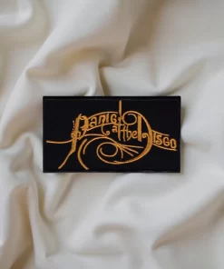 Panic! At The Disco Patch – Ornate Gold Script Logo (Iron-On) - Image 2