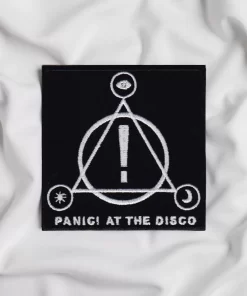 Alternative view of Panic! At The Disco Symbol Logo Patch – Iron-On