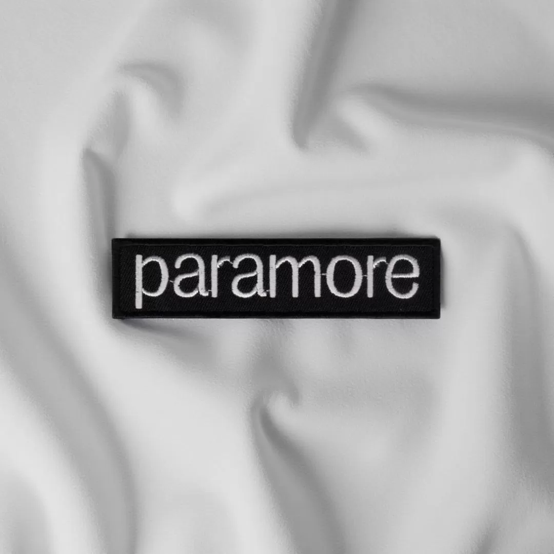 Paramore Logo Name Patch – Iron-On - Image 2
